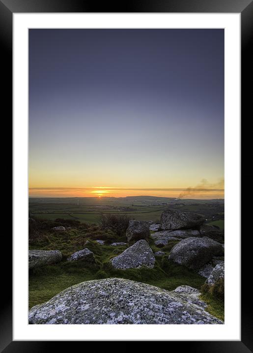 My Landscape is on Fire! 2 Framed Mounted Print by Kieran Brimson