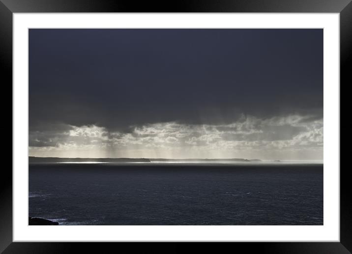 Land Under Light Framed Mounted Print by Kieran Brimson