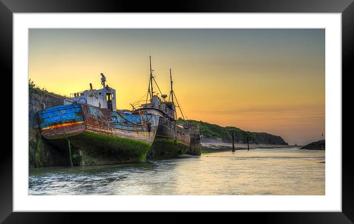  When the Boats Come In Framed Mounted Print by Kieran Brimson