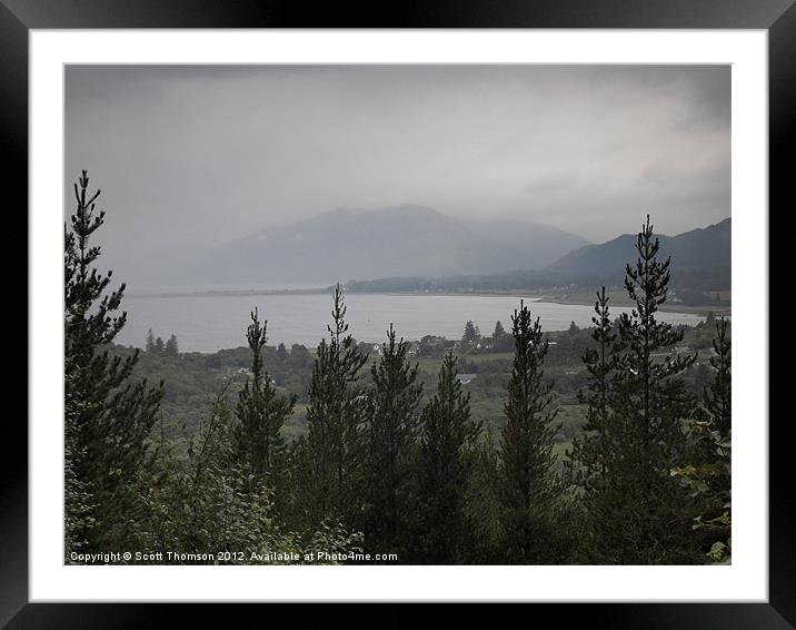 View Framed Mounted Print by Scott Thomson