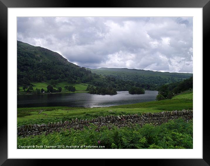 Lake District Framed Mounted Print by Scott Thomson
