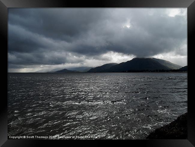 Loch Linhie Framed Print by Scott Thomson