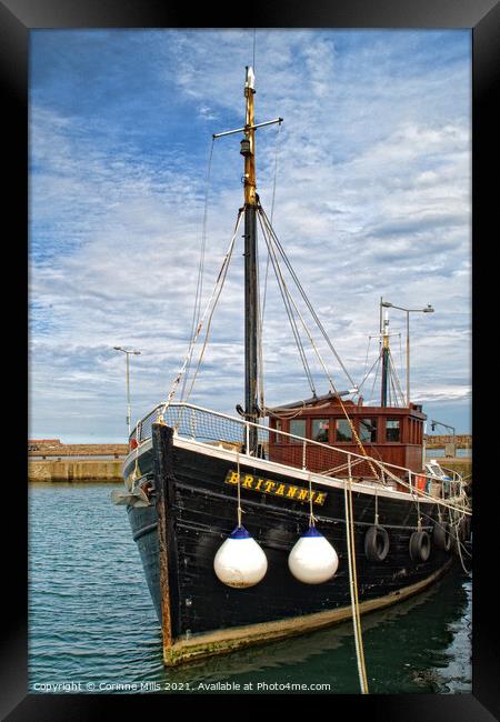 The Britannia at Anstruther Framed Print by Corinne Mills