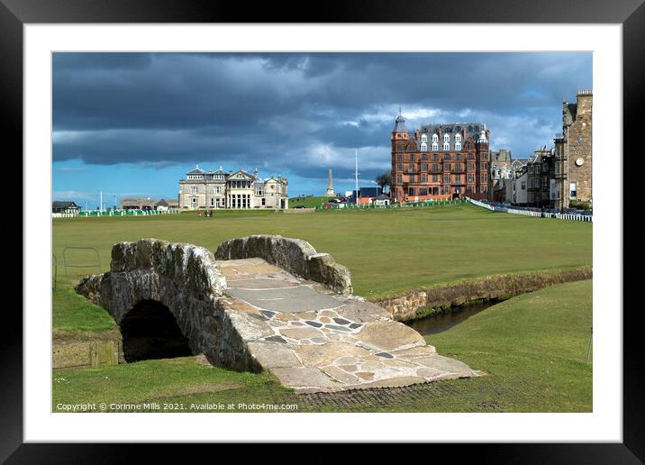 The Old Course, St Andrews Framed Mounted Print by Corinne Mills