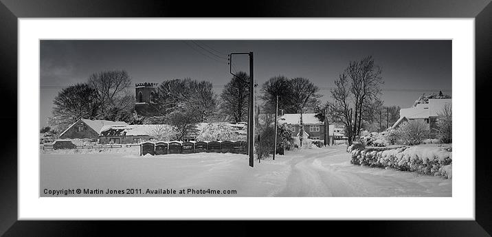 Winter Wonderland in Laughton Framed Mounted Print by K7 Photography