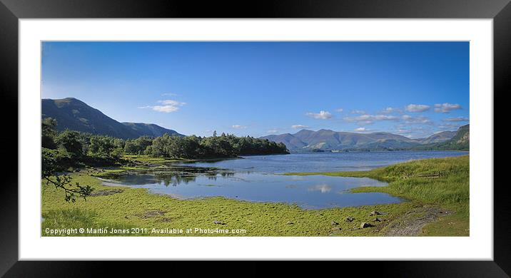 Derwent Water from Low Manesty Framed Mounted Print by K7 Photography