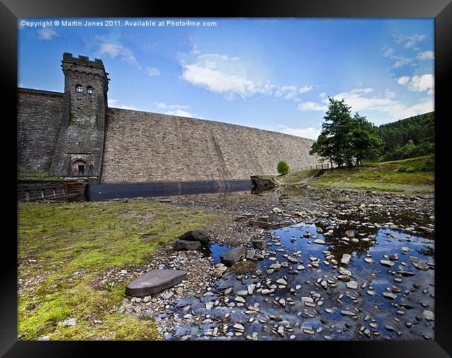 Derwent Dam wide angle panorama Framed Print by K7 Photography