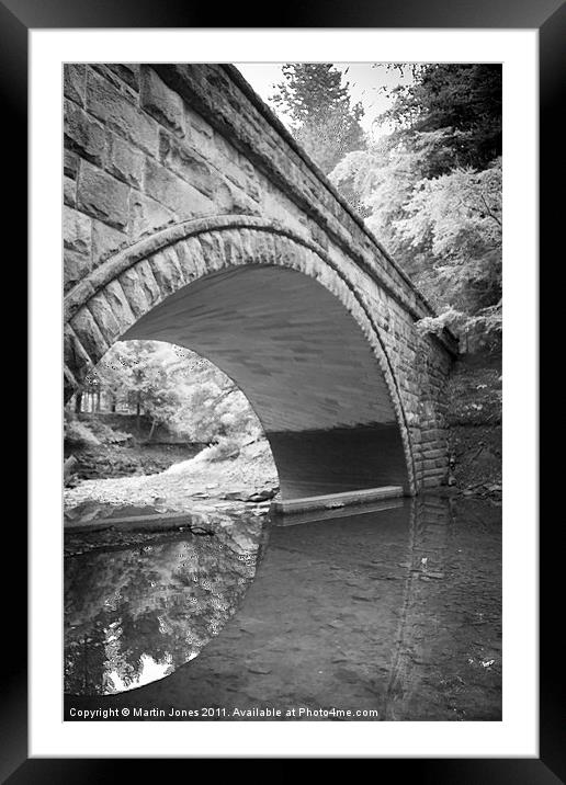 Circles in the River Derwent Framed Mounted Print by K7 Photography