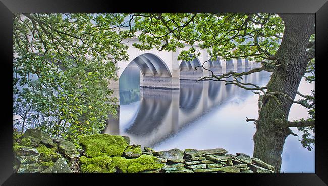 Ashopton Viaduct, Ladybower Reservoir Framed Print by K7 Photography