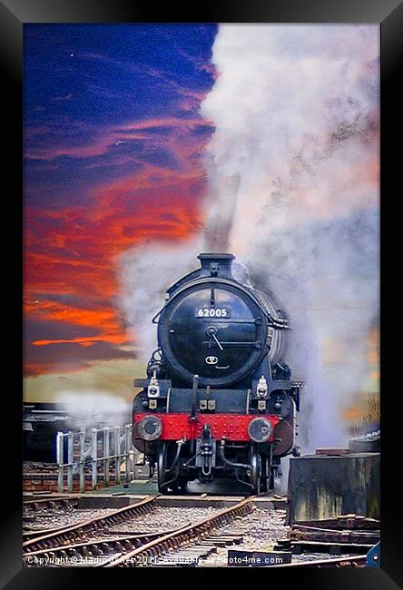 Steam and Smoke Framed Print by K7 Photography