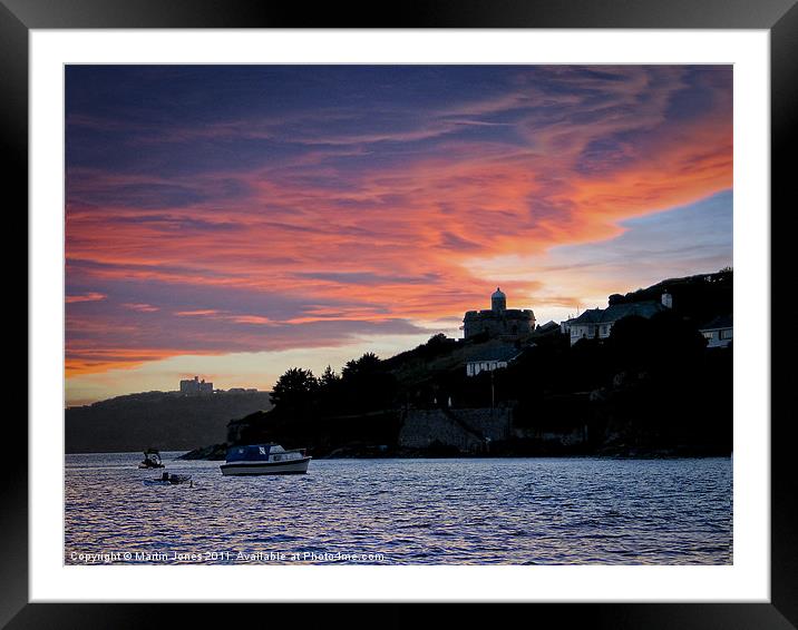 St Mawes and Pendennis Castle Framed Mounted Print by K7 Photography
