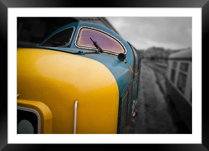Pulling Power! Framed Mounted Print by K7 Photography
