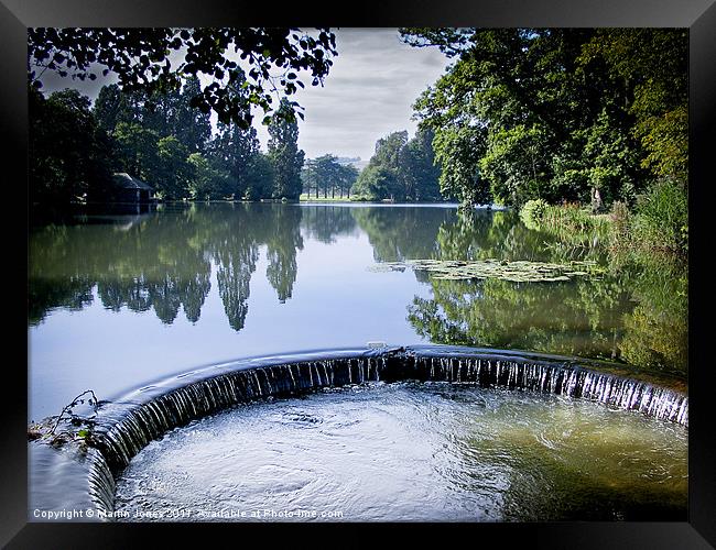 Circle on the water Framed Print by K7 Photography