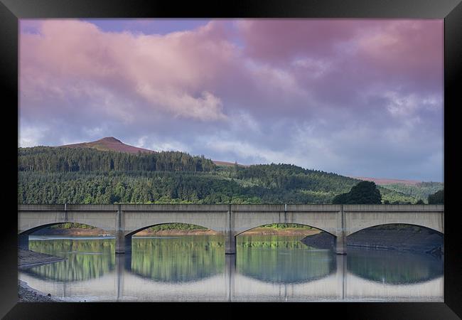 Win Hill from Ladybower Framed Print by K7 Photography