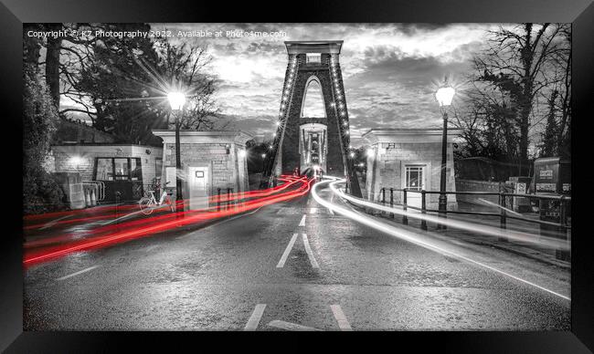 The Clifton Suspension Bridge  Framed Print by K7 Photography