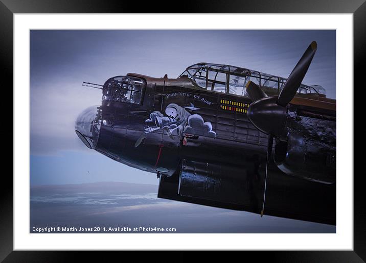 Lancaster, Phantom of the Ruhr Framed Mounted Print by K7 Photography