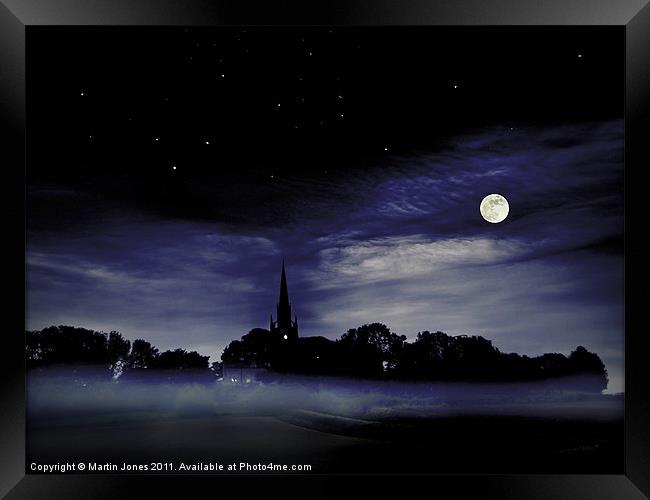 Dreaming Spire in the Mist Framed Print by K7 Photography