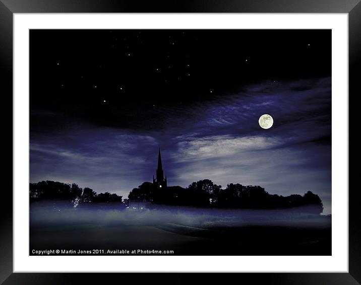 Dreaming Spire in the Mist Framed Mounted Print by K7 Photography