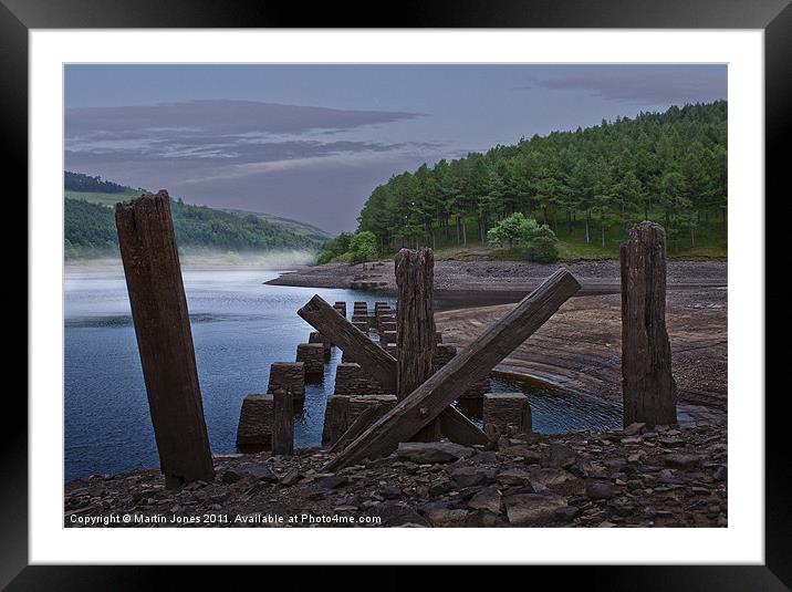 Receding Water Framed Mounted Print by K7 Photography