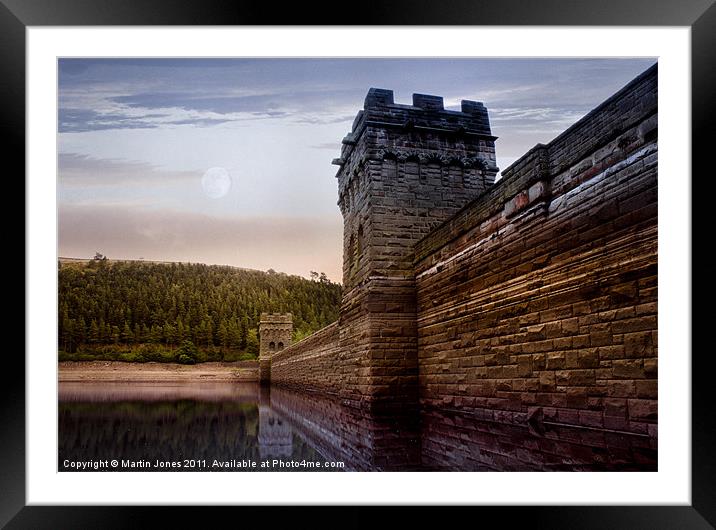 Sunset Behind the Mighty Dam Framed Mounted Print by K7 Photography