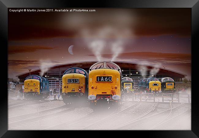 Deltics -"Napiers in the Mist" Framed Print by K7 Photography