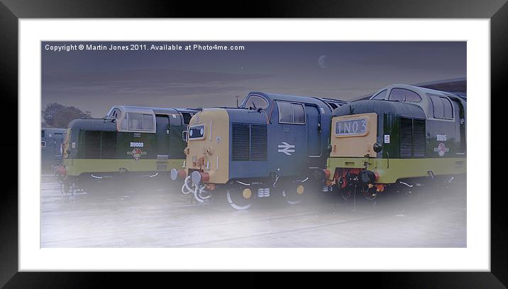 Deltic Dawn Framed Mounted Print by K7 Photography