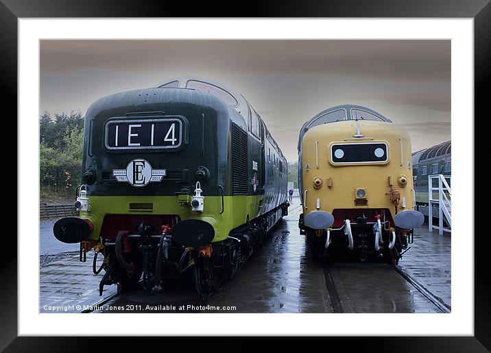 Deltics Framed Mounted Print by K7 Photography