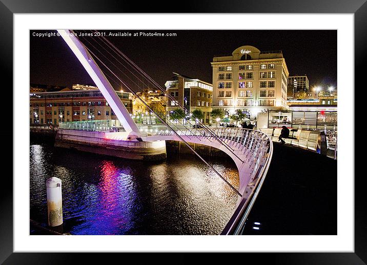 Curves on the Waterfront Framed Mounted Print by K7 Photography