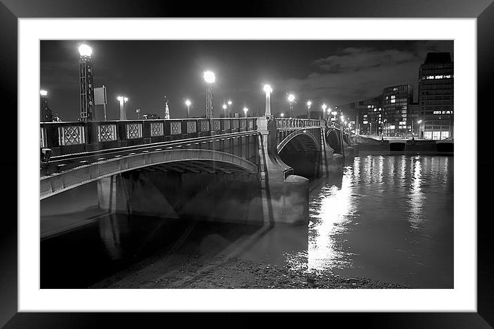 Old Father Thames at Lambeth Framed Mounted Print by K7 Photography