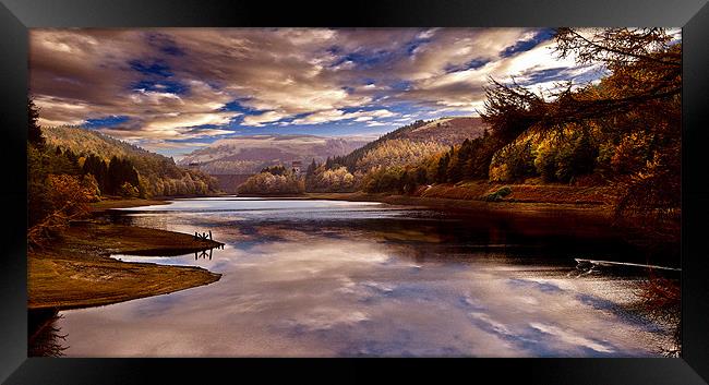 Autumn in the Valley Framed Print by K7 Photography