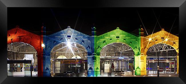 Station of Light Framed Print by K7 Photography