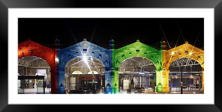 Station of Light Framed Mounted Print by K7 Photography