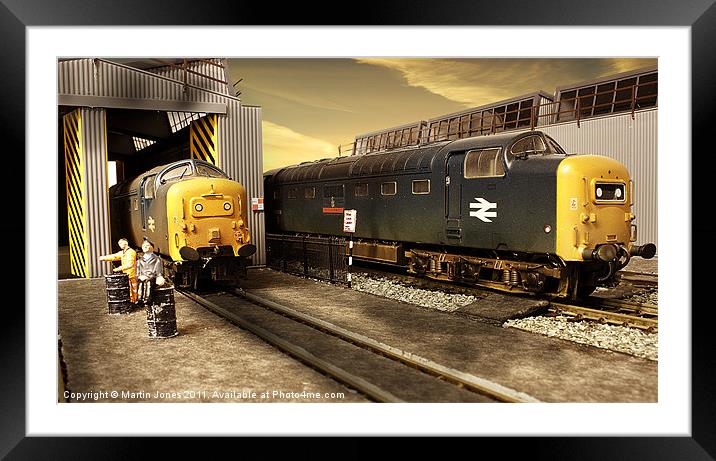 Deltics on Shed Framed Mounted Print by K7 Photography