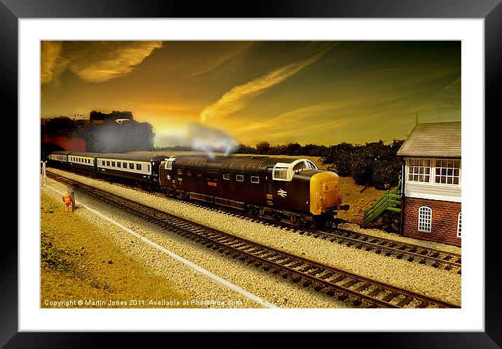Stoke Summit Deltic Framed Mounted Print by K7 Photography