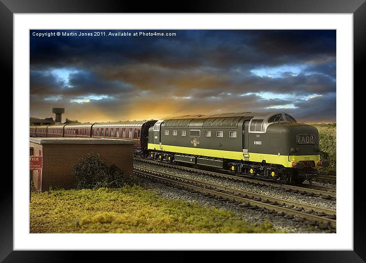 Ex Works Deltic on Test Framed Mounted Print by K7 Photography