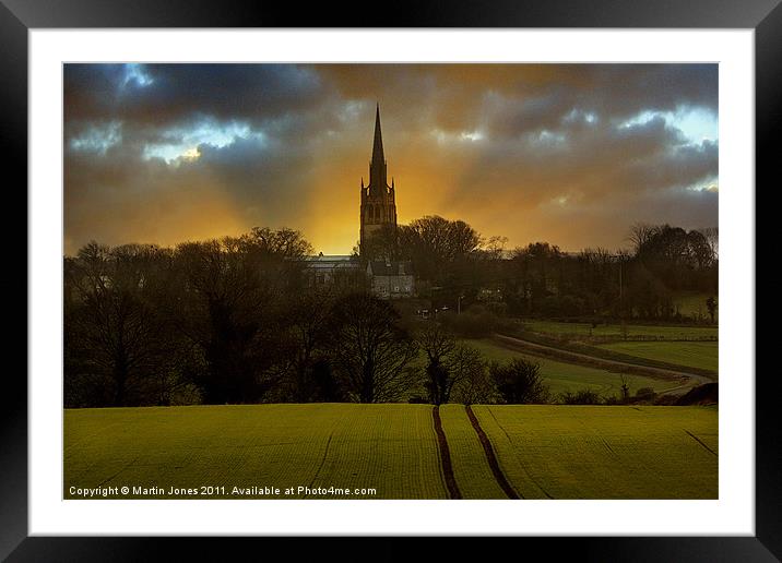 Dreaming Spire Sunset Framed Mounted Print by K7 Photography