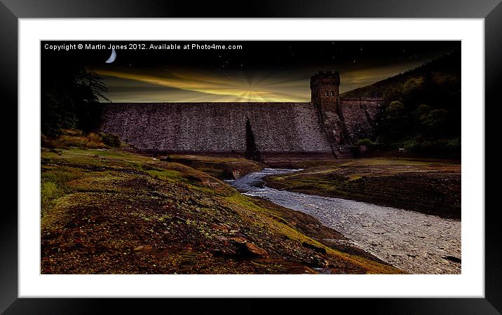 Last Light at Howden Dam Framed Mounted Print by K7 Photography