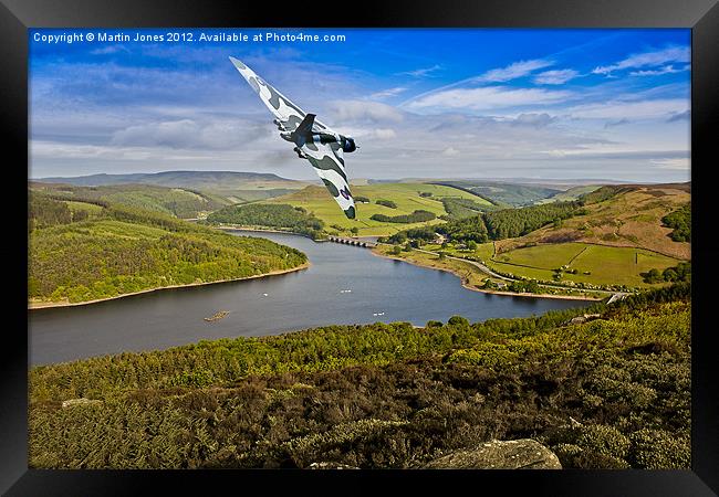 Olympus Thunder over the Bower Framed Print by K7 Photography