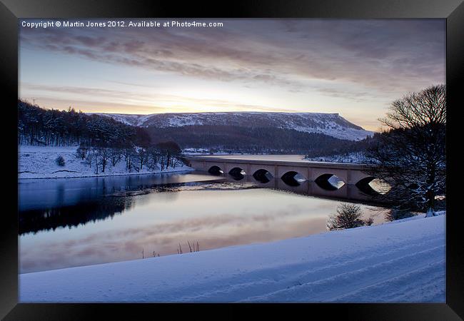 Frozen Dawn in the Valley Framed Print by K7 Photography
