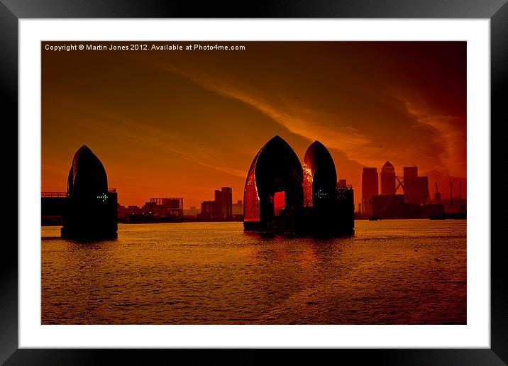 Londons Burning Framed Mounted Print by K7 Photography