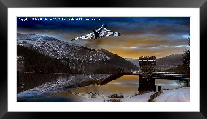 Vulcan Thunder over Howden Framed Mounted Print by K7 Photography
