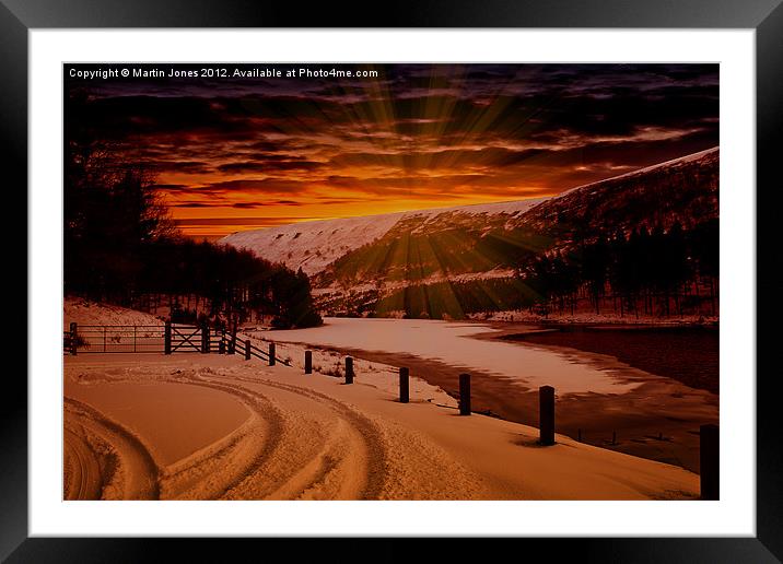 Howden Frozen at Kings Tree Framed Mounted Print by K7 Photography