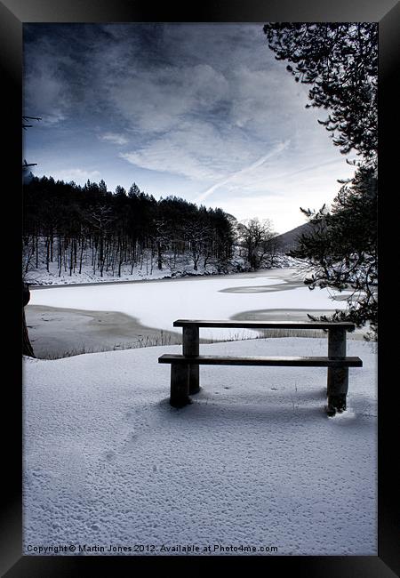 Fairholmes Frozen Framed Print by K7 Photography