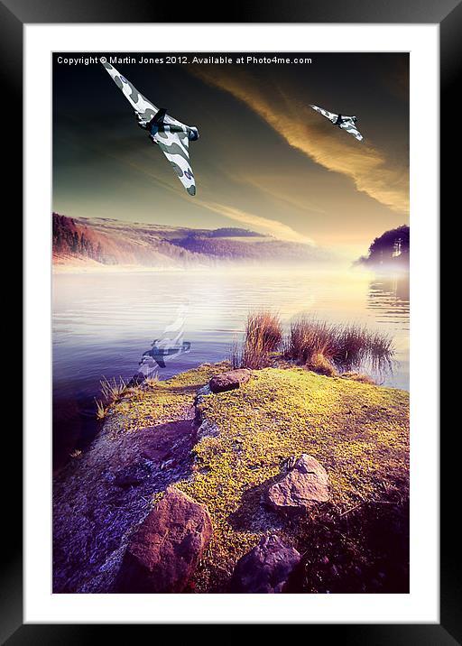 Vulcan Salute to the Past Framed Mounted Print by K7 Photography