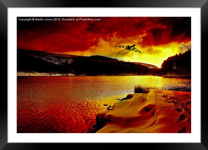 Vulcan Dawn Framed Mounted Print by K7 Photography