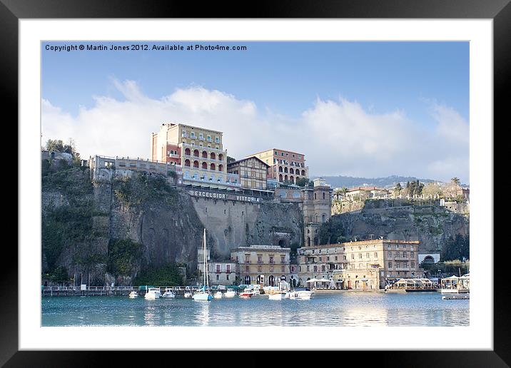 Bay of Naples, Italy Framed Mounted Print by K7 Photography