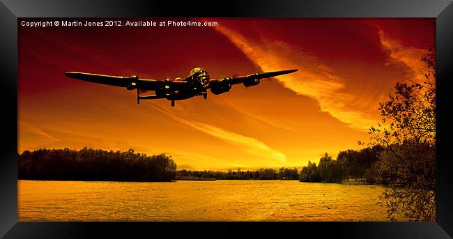 Lancaster Merlin Dawn Framed Print by K7 Photography