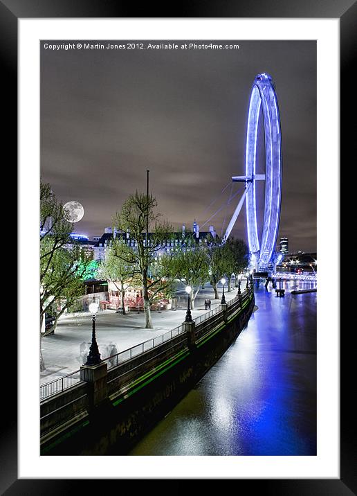 London Eye Framed Mounted Print by K7 Photography
