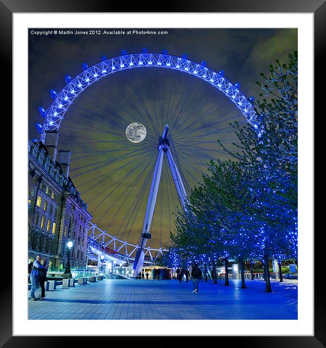 The London Eye Framed Mounted Print by K7 Photography