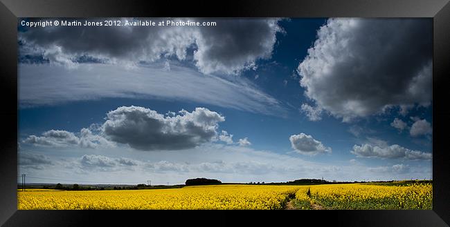 500 miles of Sky Framed Print by K7 Photography